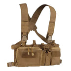 Chest rig tactique modulaire avec portes équipements Zone Tactique