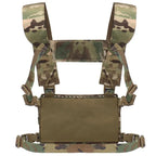 Chest rig tactique modulaire ultra léger avec harnais ceinture MOLLE 