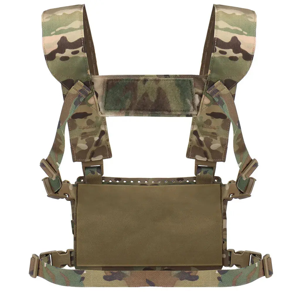 Chest rig tactique modulaire ultra léger avec harnais ceinture MOLLE 
