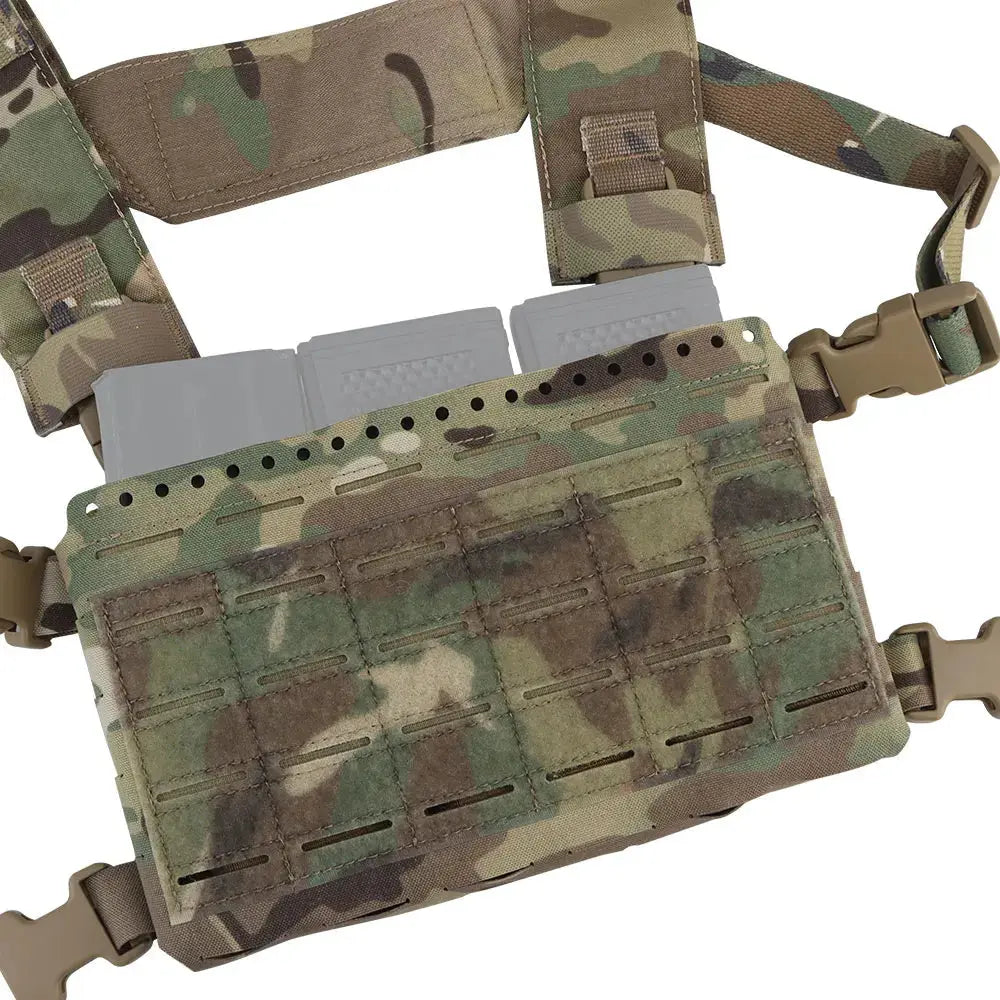 Chest rig tactique modulaire ultra léger avec harnais ceinture MOLLE 