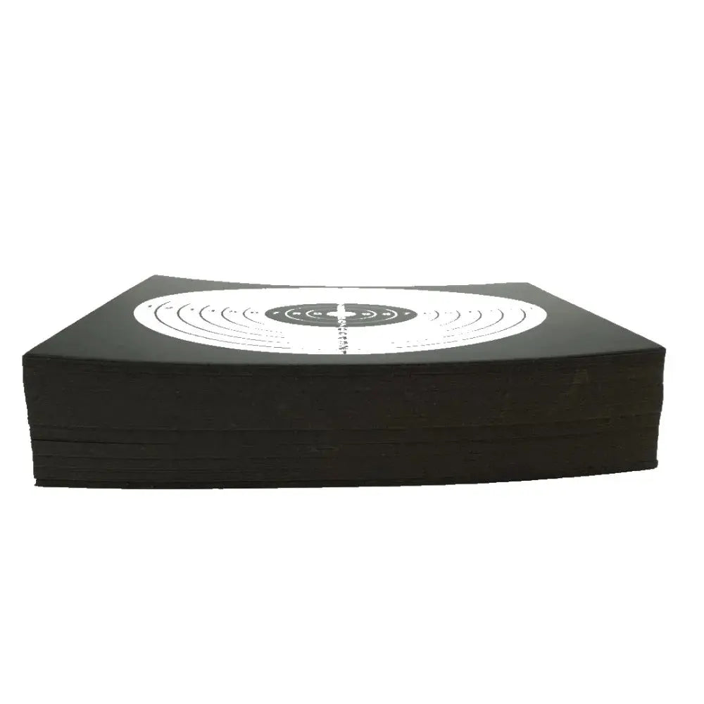 Cible de tir papier carrée avec marquage concentrique en lot de 100 