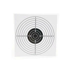 Cibles de tir papier avec visuel concentrique noir et blanc lot de 100 