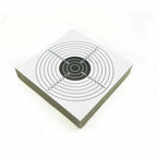 Cibles de tir papier avec visuel concentrique noir et blanc lot de 100 