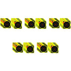 Cibles réactives de tir autocollantes en lot multi formats 