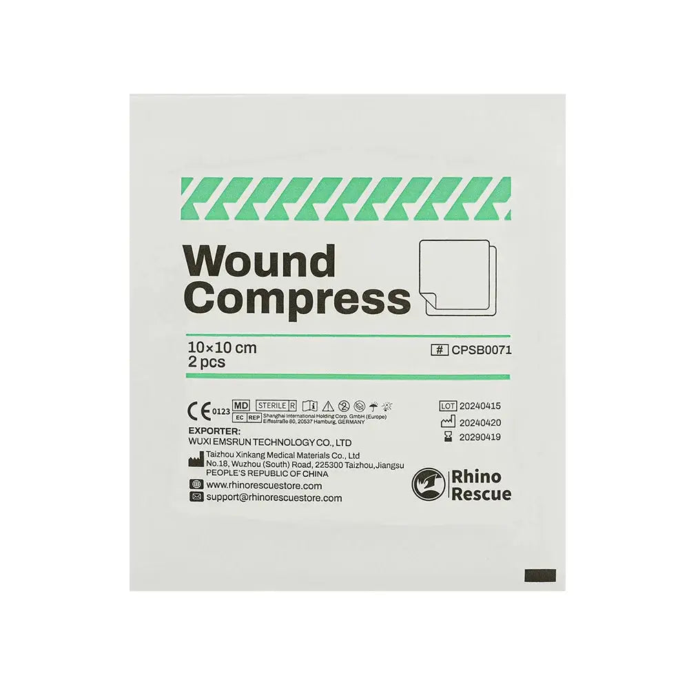 Compresses stériles grand format soins plaies et pansements Zone Tactique