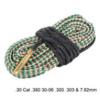Corde de nettoyage pour canon avec embout intégré multiples formats 