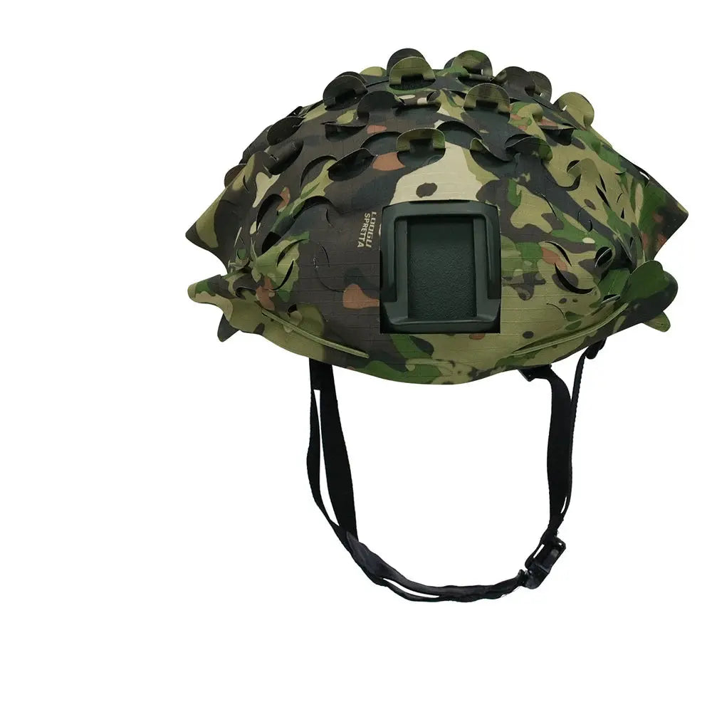 Couvre casque filet multi format camouflage militaire Zone Tactique
