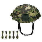 Couvre casque filet multi format camouflage militaire Zone Tactique