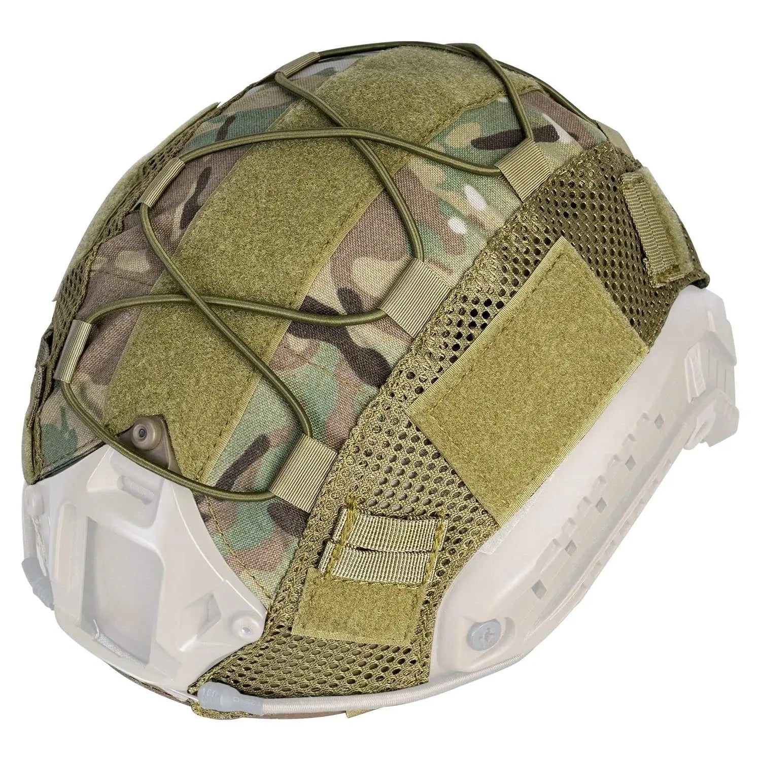 Couvre-casque tactique Ops-C avec élastiques, velcro et MOLLE Zone Tactique