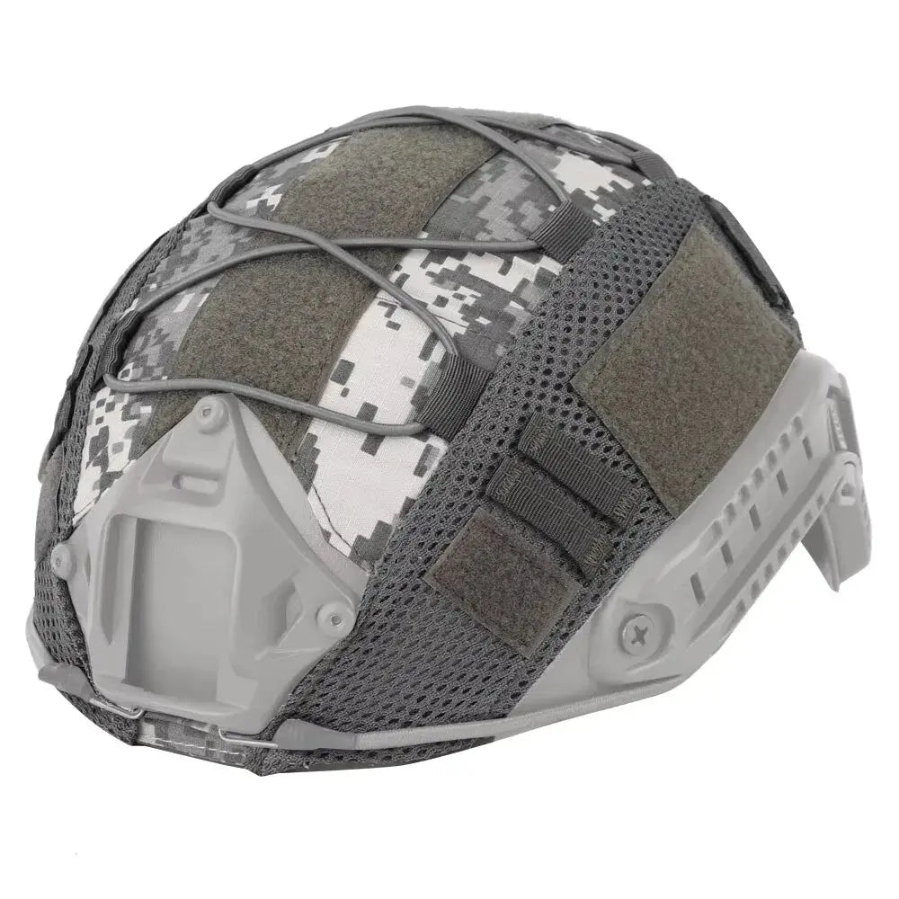 Couvre-casque tactique Ops-C avec élastiques, velcro et MOLLE Zone Tactique