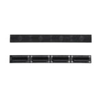 Couvre rail M-LOK tactique en caoutchouc texturé compatibilité étendue 
