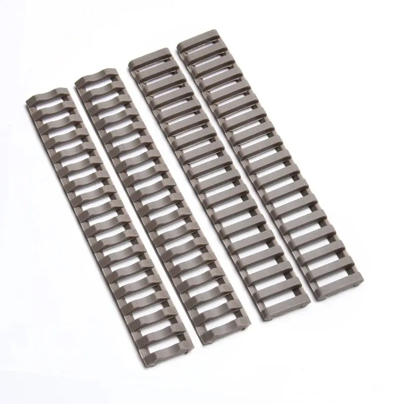 Couvre rail tactique 17 slots pour rail Picatinny (lot de 4) 