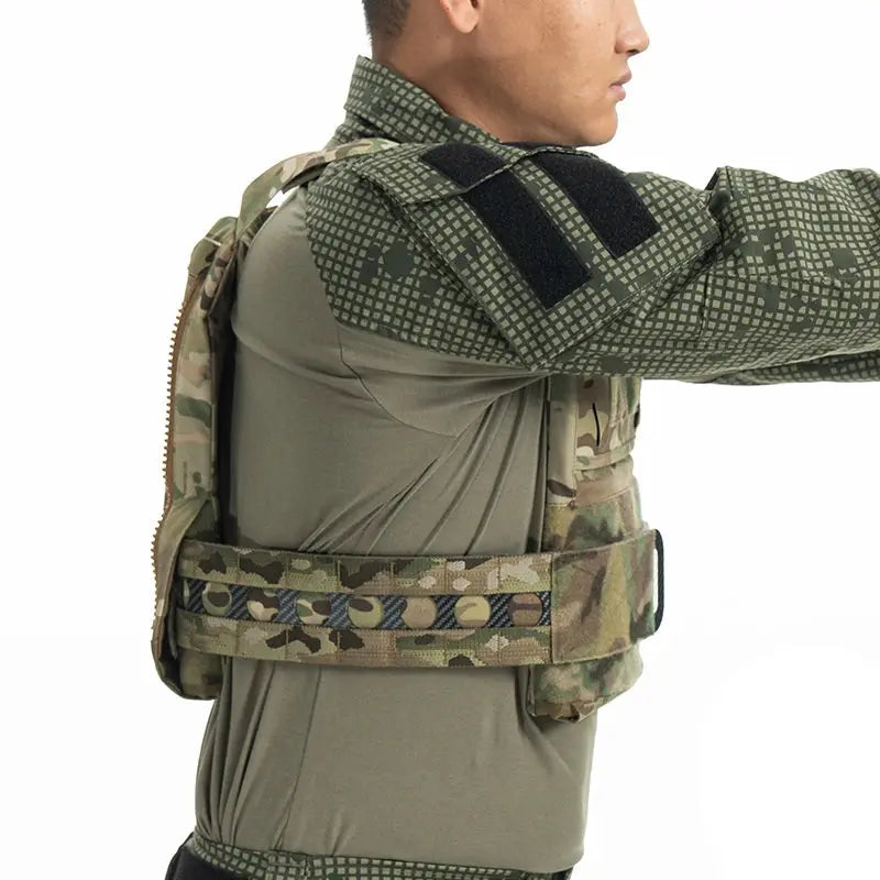 Cummerbund ajustable pour gilet porte plaque fixation MOLLE Zone Tactique