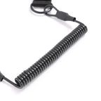 Dragonne tactique anti-perte cordon extensible avec bouton pressoir 