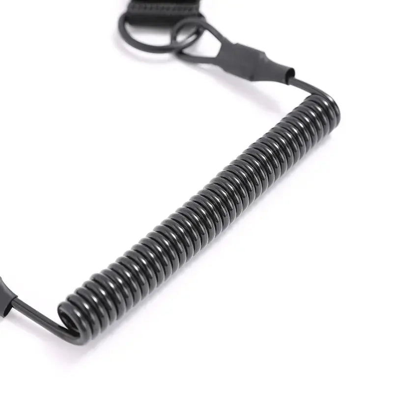 Dragonne tactique anti-perte cordon extensible avec bouton pressoir 