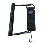 Dragonne tactique anti-perte cordon extensible avec bouton pressoir 