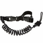 Dragonne tactique cordon de rétention élastique spiralé avec clip 