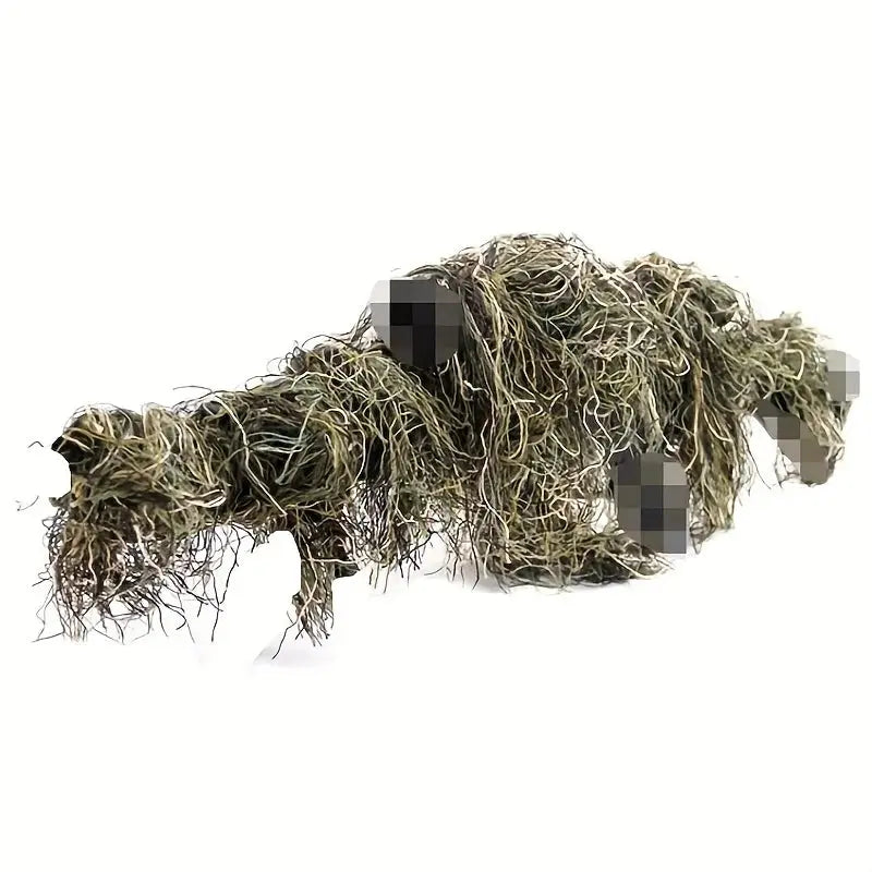 Filet de camouflage type herbe pour dissimulation terrain Zone Tactique