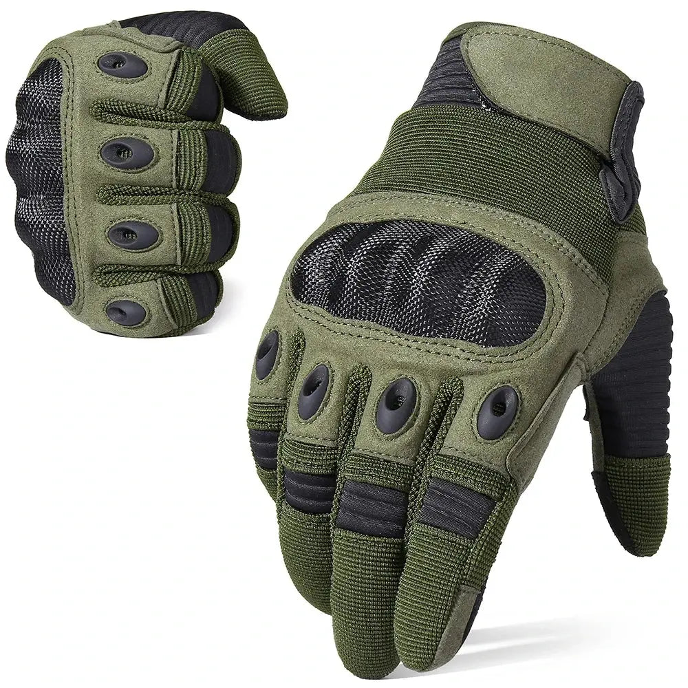 Gants tactiques avec compatibilité écran tactile et coques protection Zone Tactique