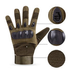 Gants tactiques longs avec coque renforcée Zone Tactique