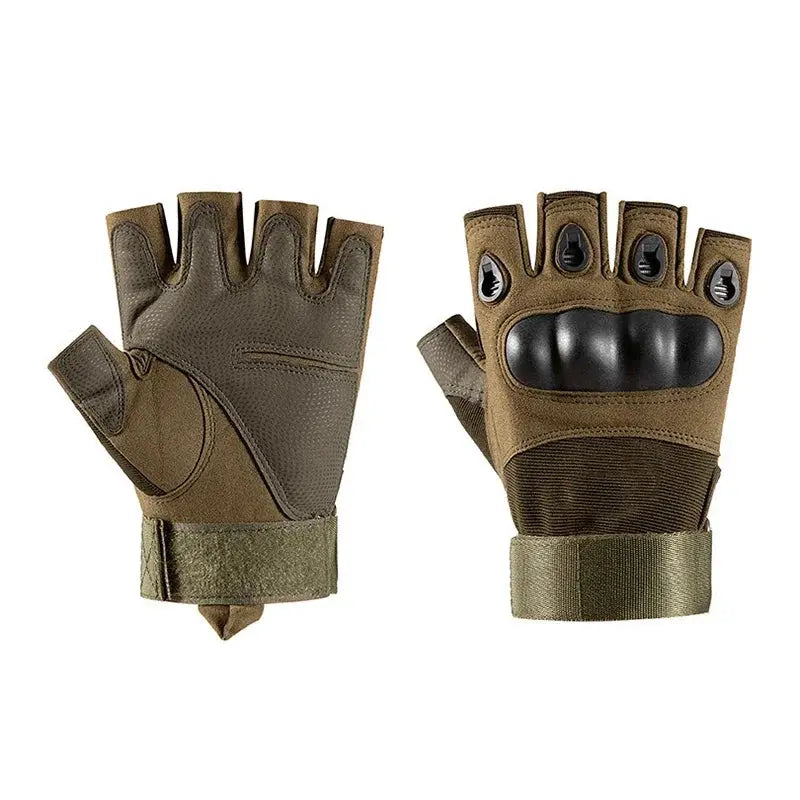 Gants tactiques mitaines et coque de protection Zone Tactique