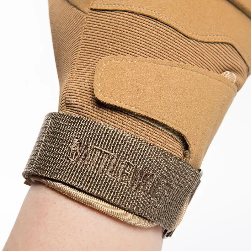 Gants tactiques renforcés longs pour tir airsoft et usage terrain 