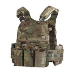 Gilet porte-plaques MOLLE + Panneau avant Triple Chargeurs Zone Tactique