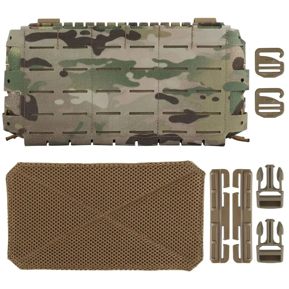 Gilet porte-plaques tactique avec cummerbund MOLLE set complet 
