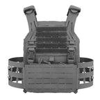 Gilet porte plaques tactique en nylon renforcé avec porte chargeurs 