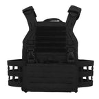 Gilet porte plaques tactique en nylon renforcé avec porte chargeurs 