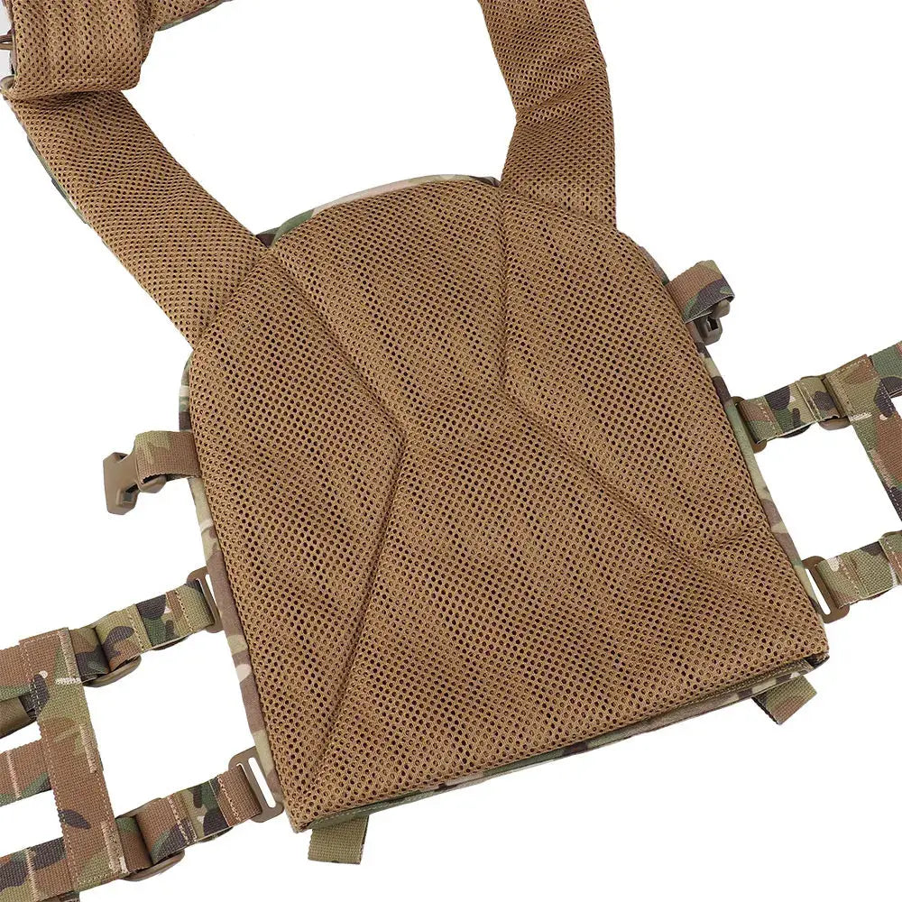 Gilet porte plaques tactique fast release modulaire MOLLE avec poches Zone Tactique