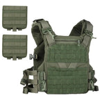 Gilet porte plaques tactique fast release modulaire MOLLE avec poches Zone Tactique