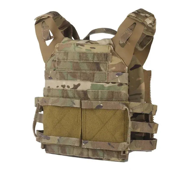 Gilet porte-plaques tactique réglable léger et modulaire - Zone Tactique