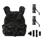 Gilet porte-plaques tactique velcro avant et panneaux MOLLE renforcés - Zone Tactique