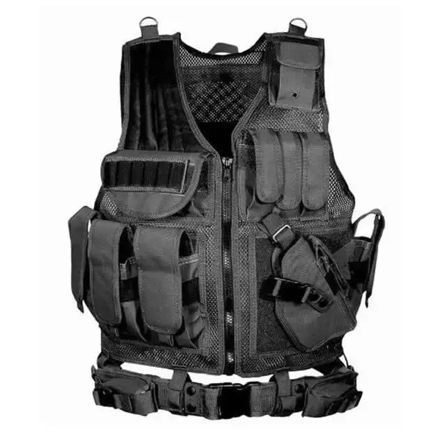 Gilet tactique MOLLE complet multi poches usage terrain Zone Tactique