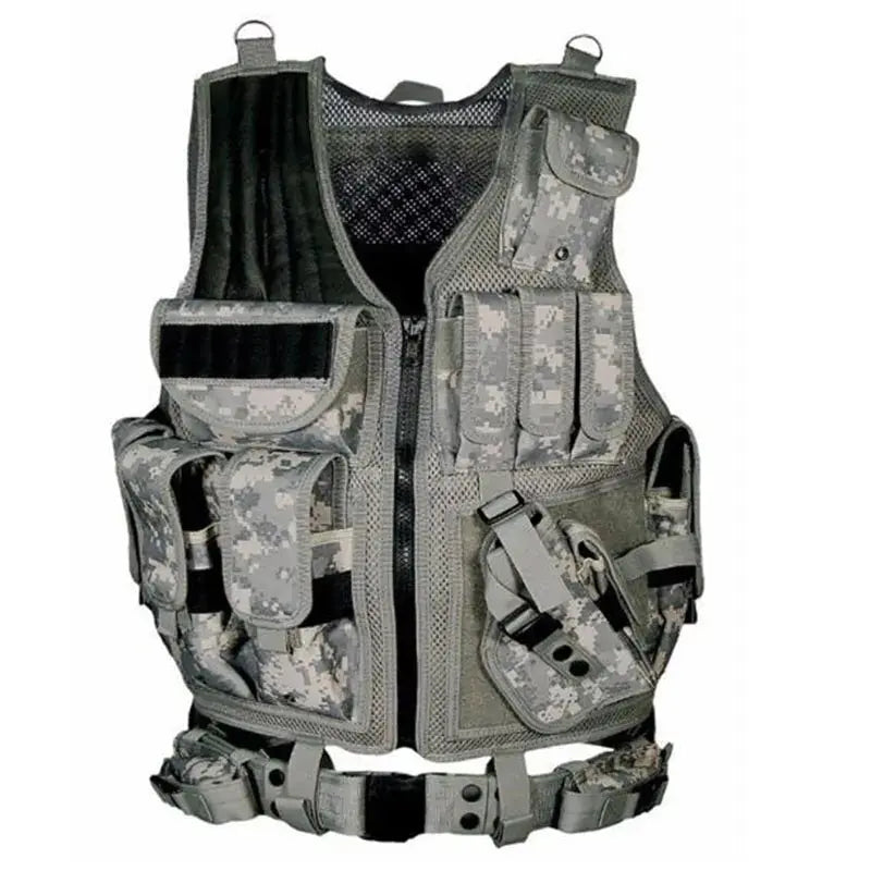 Gilet tactique MOLLE complet multi poches usage terrain Zone Tactique
