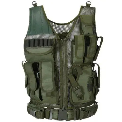 Gilet tactique MOLLE complet multi poches usage terrain Zone Tactique