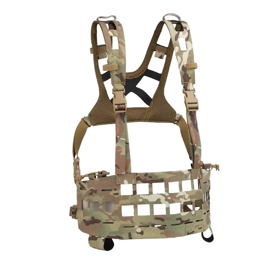 Gilet tactique SPC avec harnais ergonomique et accessoires modulaires - Zone Tactique