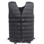 Gilet tactique ajustable avec large panneau MOLLE et clips 