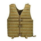 Gilet tactique ajustable avec large panneau MOLLE et clips 