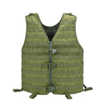 Gilet tactique ajustable avec large panneau MOLLE et clips 