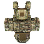 Gilet tactique lourd type plate carrier avec ensemble de poches 