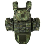 Gilet tactique lourd type plate carrier avec ensemble de poches 