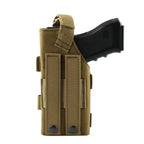 Holster MOLLE tactique pour droitier compatibilité étendue 