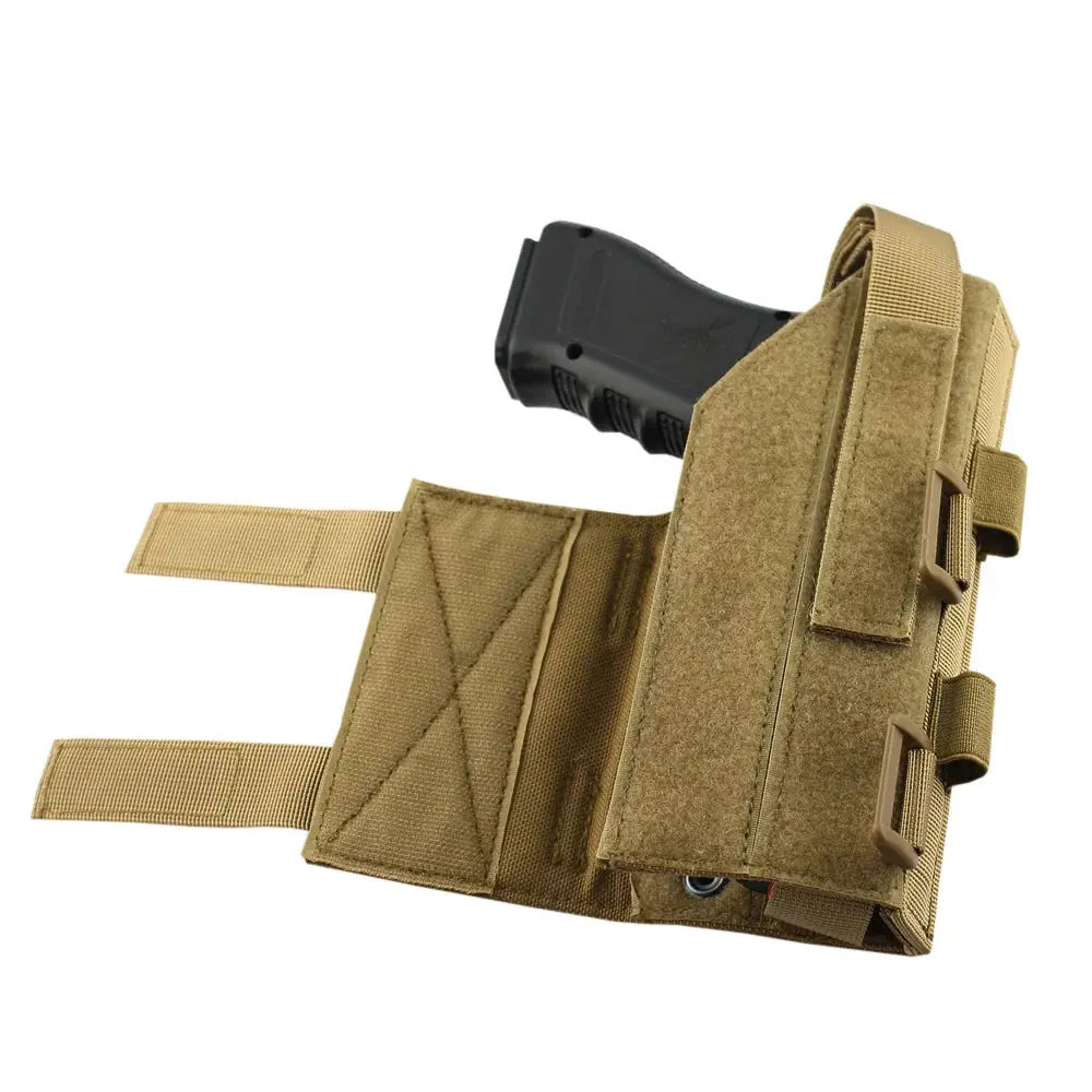 Holster MOLLE tactique pour droitier compatibilité étendue 