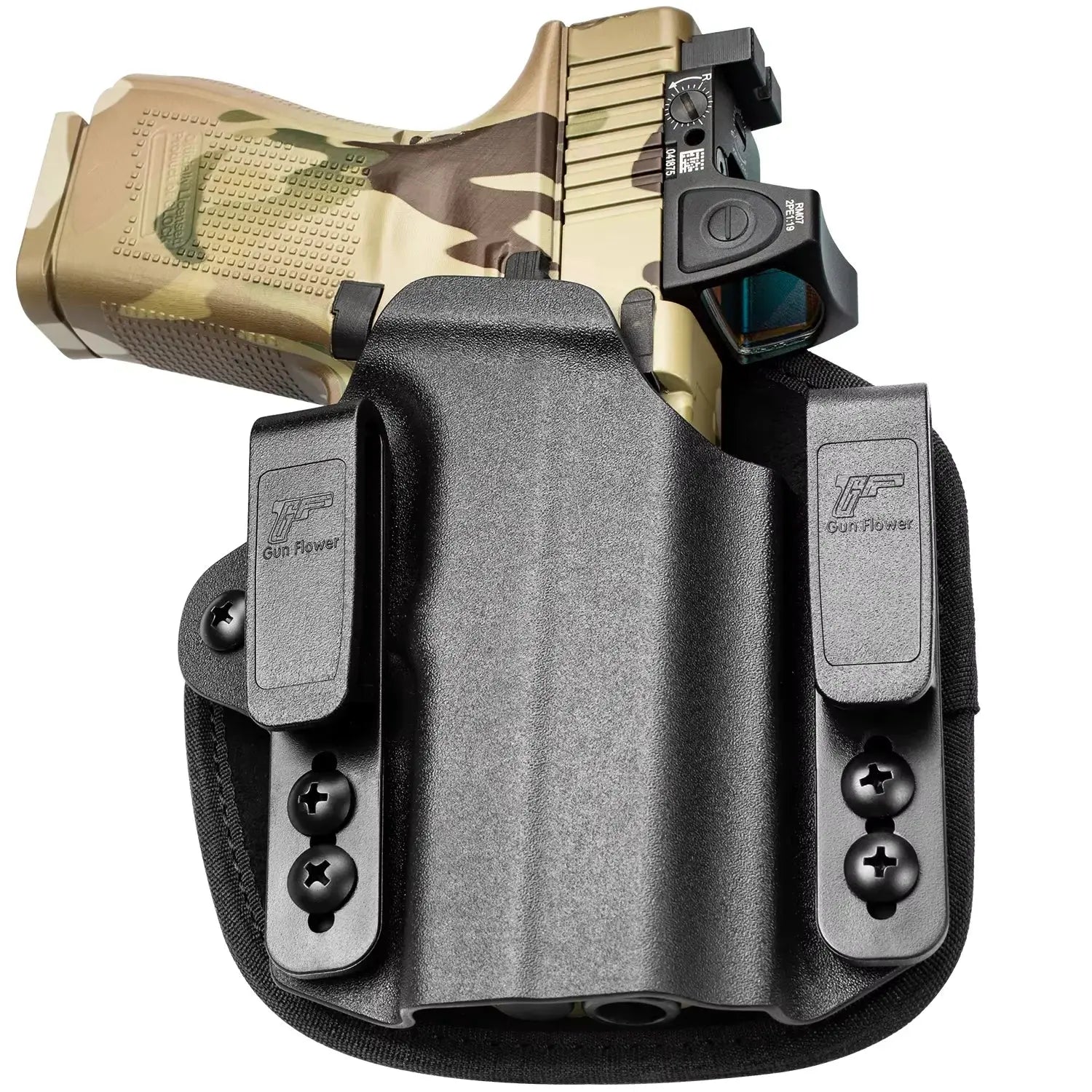 Holster low profile PA type Glock rétention rigide Zone Tactique