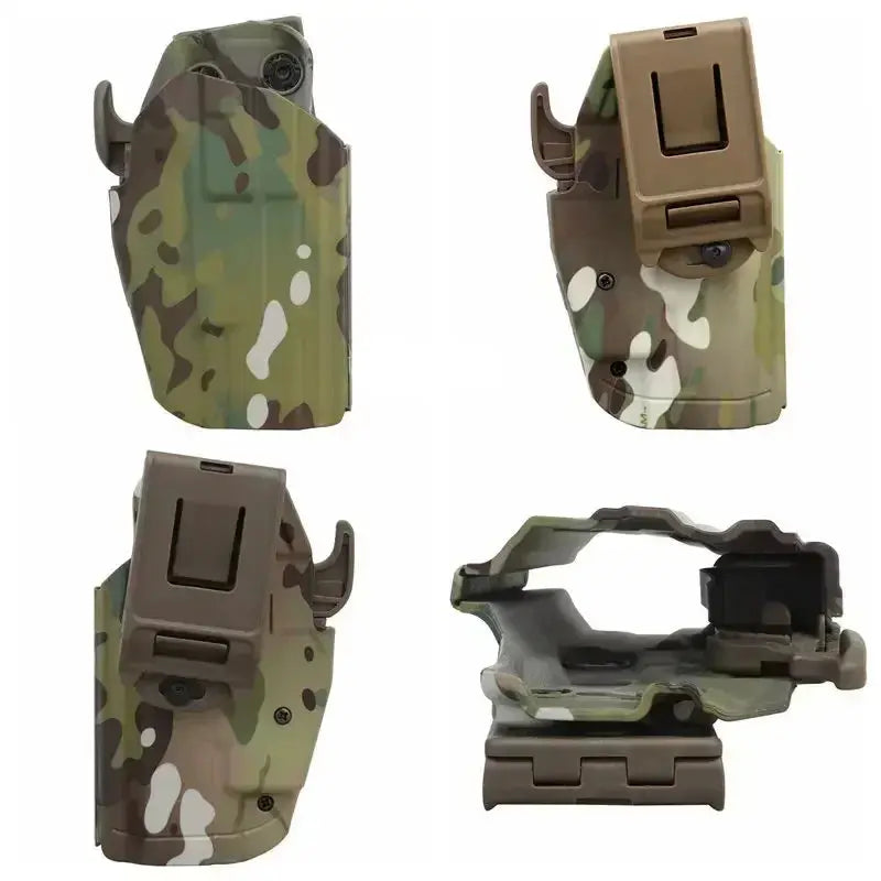 Holster tactique rigide PA avec rétention passive droitier/gaucher Zone Tactique