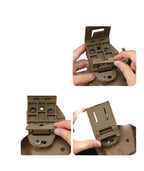 Holster tactique rigide PA avec rétention passive droitier/gaucher Zone Tactique