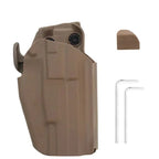 Holster tactique rigide PA avec rétention passive droitier/gaucher Zone Tactique