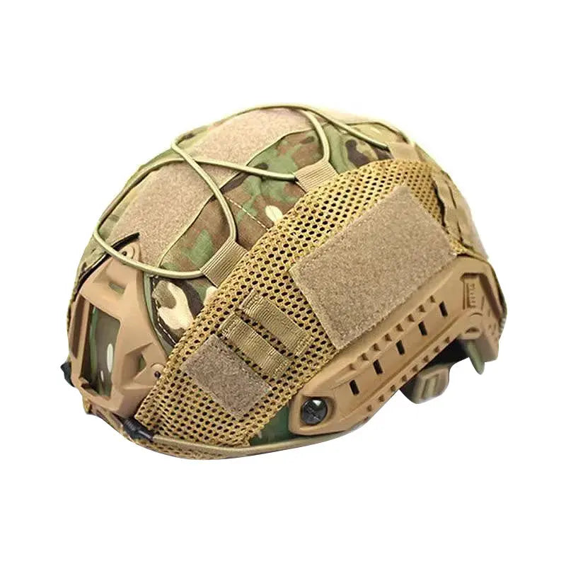 Housse de casque tactique type OPS-C avec fixation velcro Zone Tactique